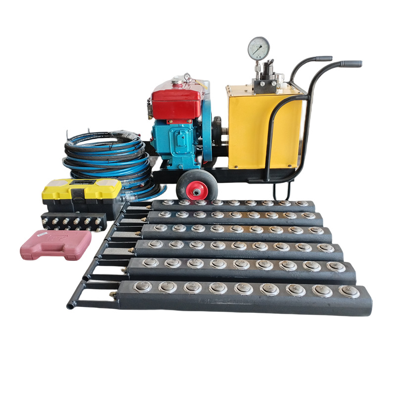 PD110 piston-hydraulic rock splitter with 6 cylinders