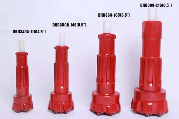 DHD shank DTH Bits selection